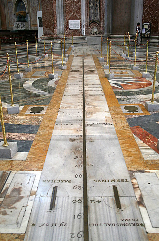 InStoria La meridiana di Santa Maria degli Angeli a Roma Parte I